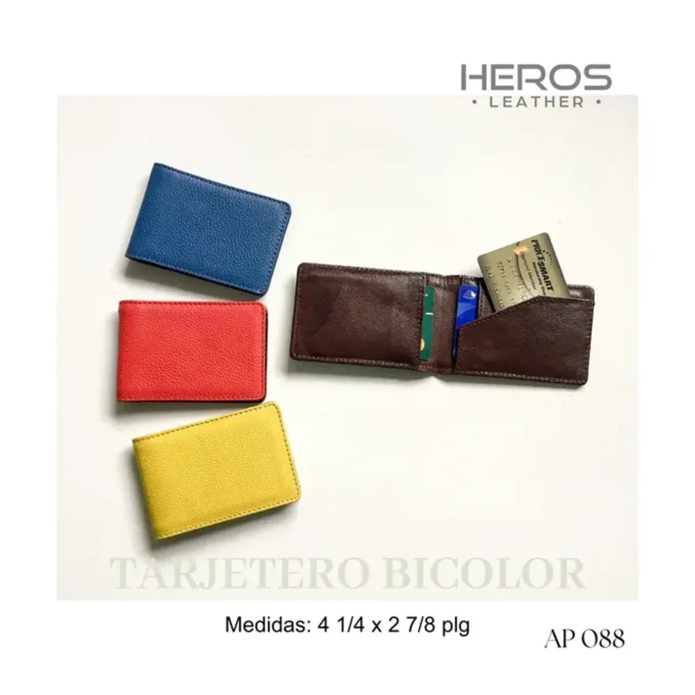 Billeteras y tarjeteros de cuero para pedidos por volumen